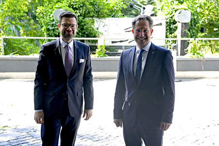 Pressekonferenz zur Verfassungsbeschwerde der FDP gegen Staatstrojaner in Berlin