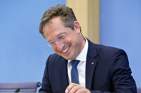 Pressekonferenz zur Verfassungsbeschwerde der FDP gegen Staatstrojaner in Berlin