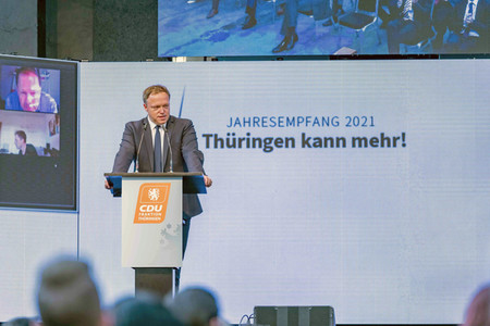 CDU Thüringen Jahresempfang 2021 in Erfurt