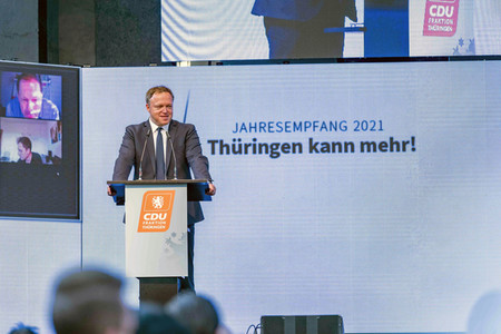 CDU Thüringen Jahresempfang 2021 in Erfurt