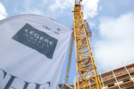 Richtfest Légère Hotel in Erfurt