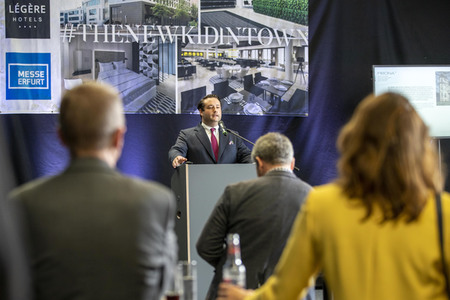 Richtfest Légère Hotel in Erfurt