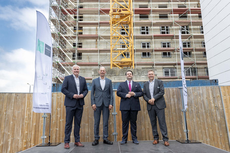 Richtfest Légère Hotel in Erfurt