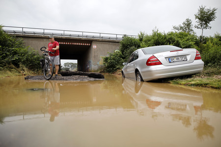 Hochwasser in Blessem