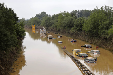 Hochwasser in Erftstadt