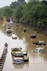 Hochwasser in Erftstadt