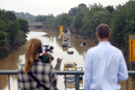 Hochwasser in Erftstadt