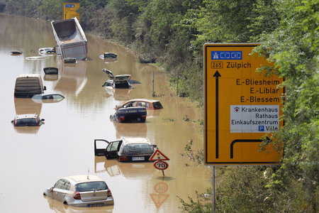 Hochwasser in Erftstadt