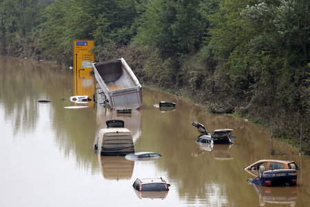 Hochwasser in Erftstadt