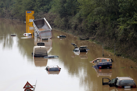 Hochwasser in Erftstadt