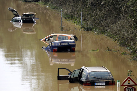 Hochwasser in Erftstadt