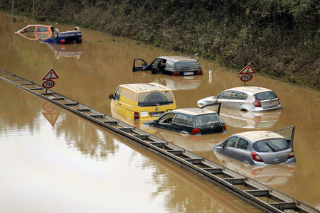 Hochwasser in Erftstadt