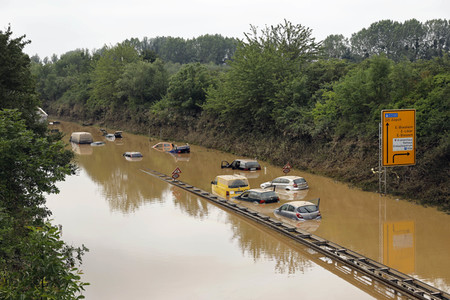 Hochwasser in Erftstadt