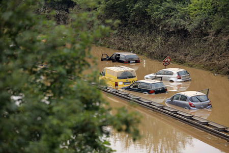 Hochwasser in Erftstadt