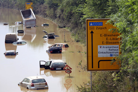 Hochwasser in Erftstadt