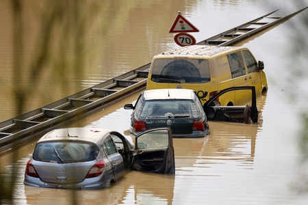 Hochwasser in Erftstadt