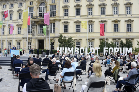 Festakt zur Eröffnung vom Humboldt Forum in Berlin