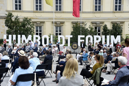 Festakt zur Eröffnung vom Humboldt Forum in Berlin
