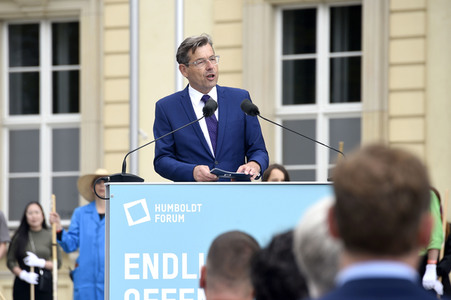 Festakt zur Eröffnung vom Humboldt Forum in Berlin