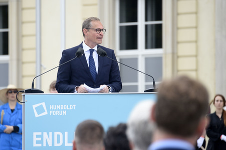 Festakt zur Eröffnung vom Humboldt Forum in Berlin
