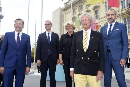 Festakt zur Eröffnung vom Humboldt Forum in Berlin