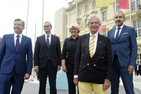 Festakt zur Eröffnung vom Humboldt Forum in Berlin