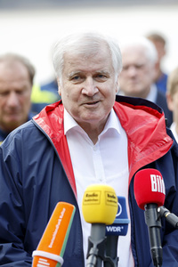Armin Laschet und Horst Seehofer besuchen die Steinbachtalsperre