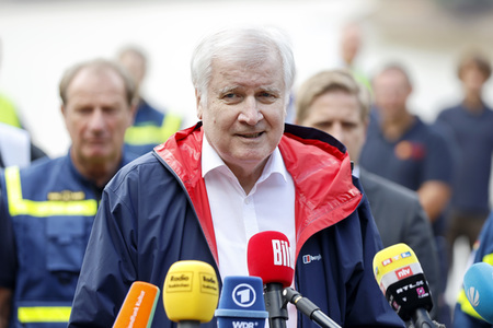 Armin Laschet und Horst Seehofer besuchen die Steinbachtalsperre