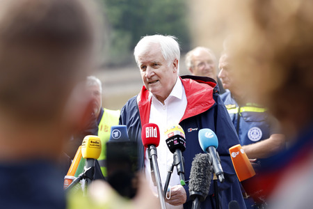 Armin Laschet und Horst Seehofer besuchen die Steinbachtalsperre