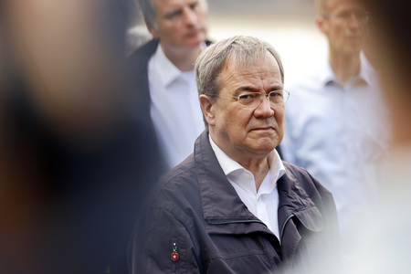 Armin Laschet und Horst Seehofer besuchen die Steinbachtalsperre