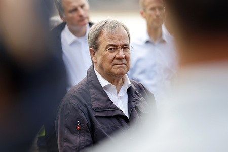 Armin Laschet und Horst Seehofer besuchen die Steinbachtalsperre
