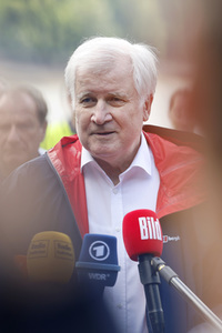 Armin Laschet und Horst Seehofer besuchen die Steinbachtalsperre