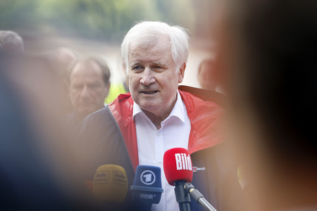 Armin Laschet und Horst Seehofer besuchen die Steinbachtalsperre