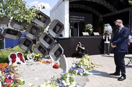 Gedenkakt anlässlich des 5. Jahrestags des OEZ-Attentats in München