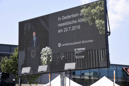 Gedenkakt anlässlich des 5. Jahrestags des OEZ-Attentats in München