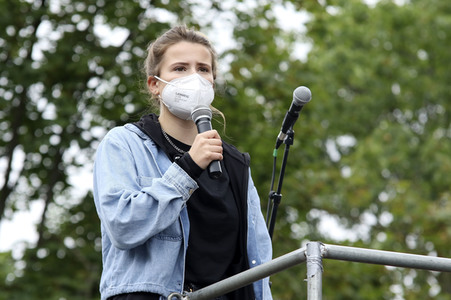 Fridays for Future Demonstration in Hamburg