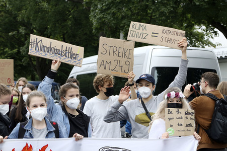 Fridays for Future Demonstration in Hamburg