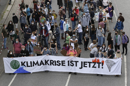 Fridays for Future Demonstration in Hamburg