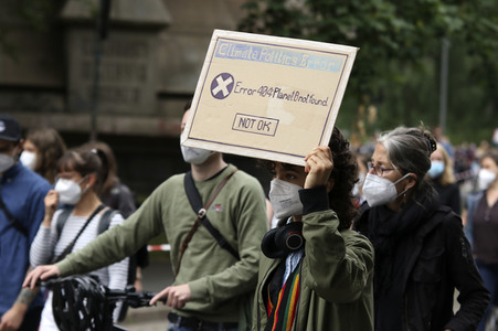 Fridays for Future Demonstration in Hamburg