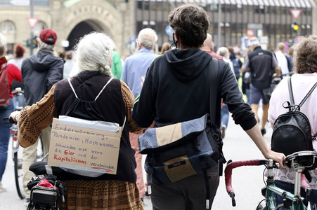 Fridays for Future Demonstration in Hamburg