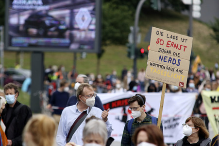 Fridays for Future Demonstration in Hamburg
