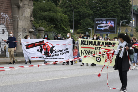 Fridays for Future Demonstration in Hamburg