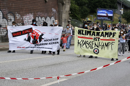 Fridays for Future Demonstration in Hamburg