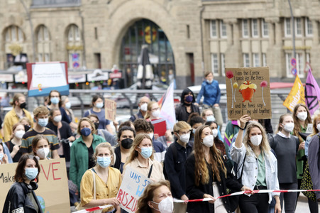 Fridays for Future Demonstration in Hamburg