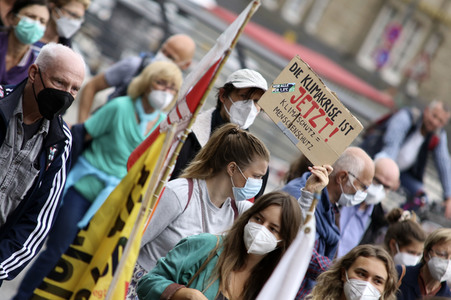 Fridays for Future Demonstration in Hamburg