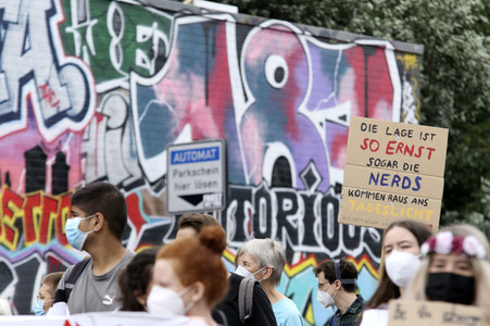 Fridays for Future Demonstration in Hamburg