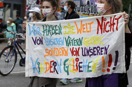 Fridays for Future Demonstration in Hamburg