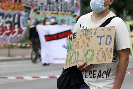 Fridays for Future Demonstration in Hamburg