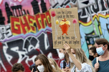 Fridays for Future Demonstration in Hamburg