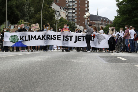 Fridays for Future Demonstration in Hamburg